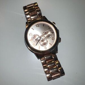 Rose Gold Link Watch
